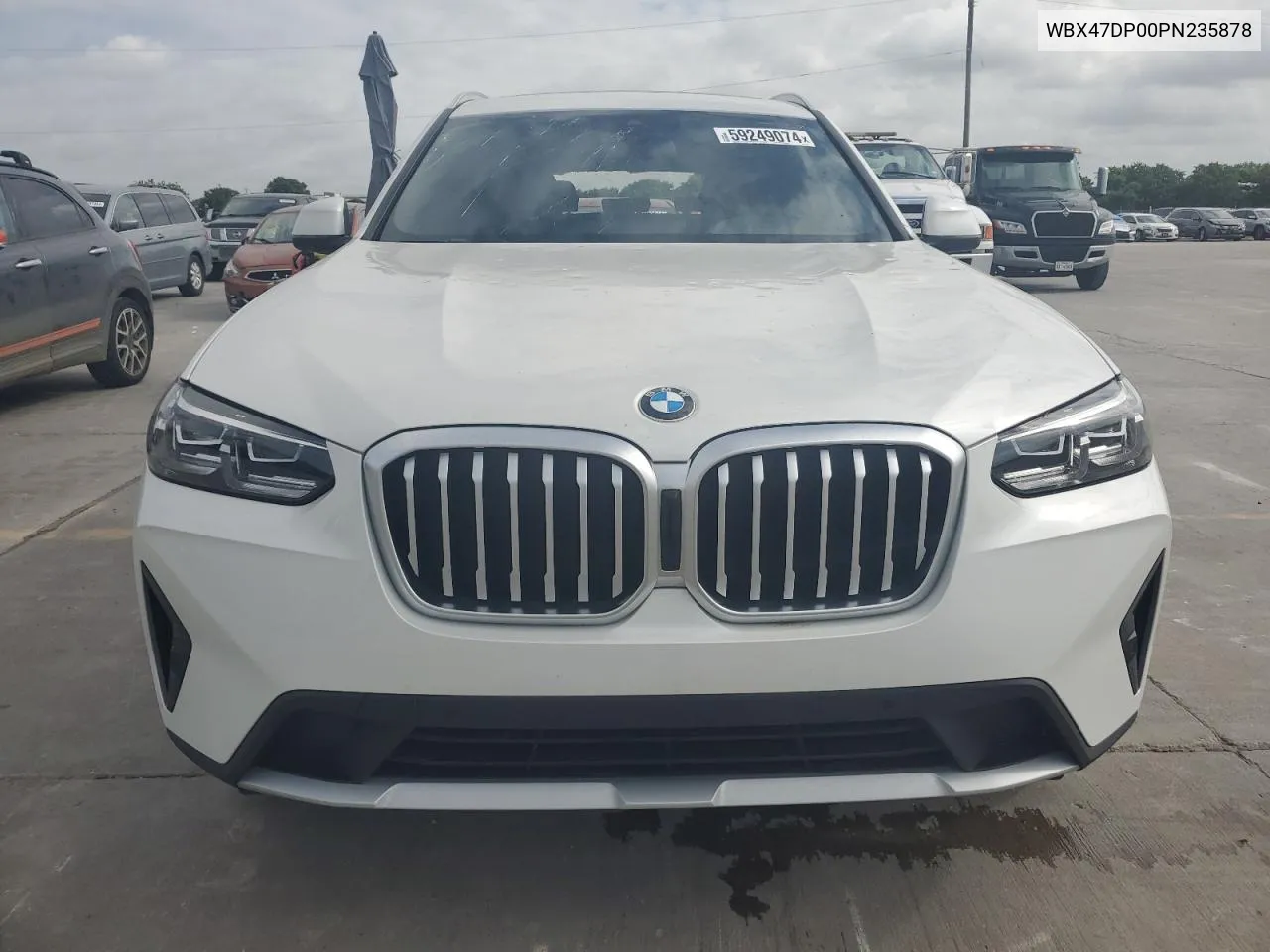 2023 BMW X3 Sdrive30I VIN: WBX47DP00PN235878 Lot: 59249074