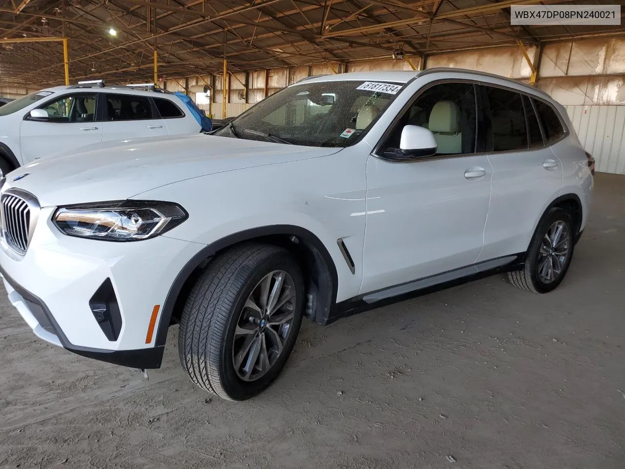 2023 BMW X3 Sdrive30I VIN: WBX47DP08PN240021 Lot: 61817334