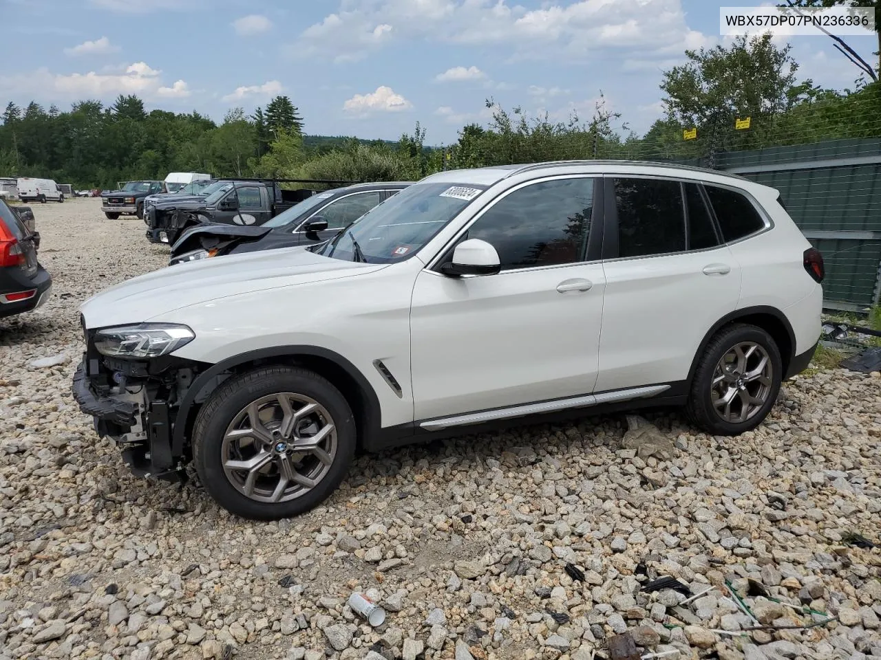 2023 BMW X3 xDrive30I VIN: WBX57DP07PN236336 Lot: 63006524