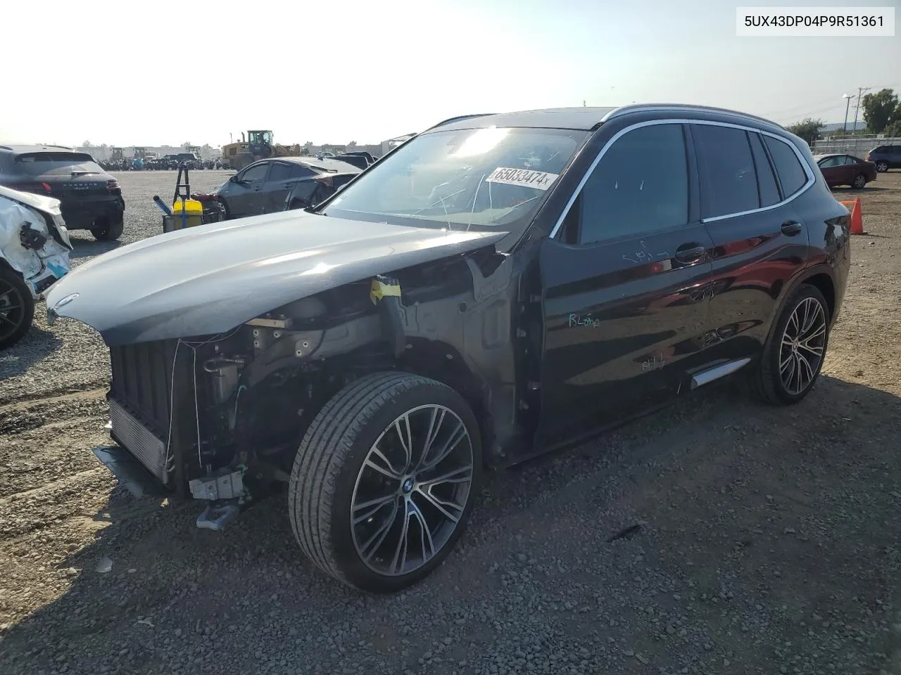 2023 BMW X3 Sdrive30I VIN: 5UX43DP04P9R51361 Lot: 65033474