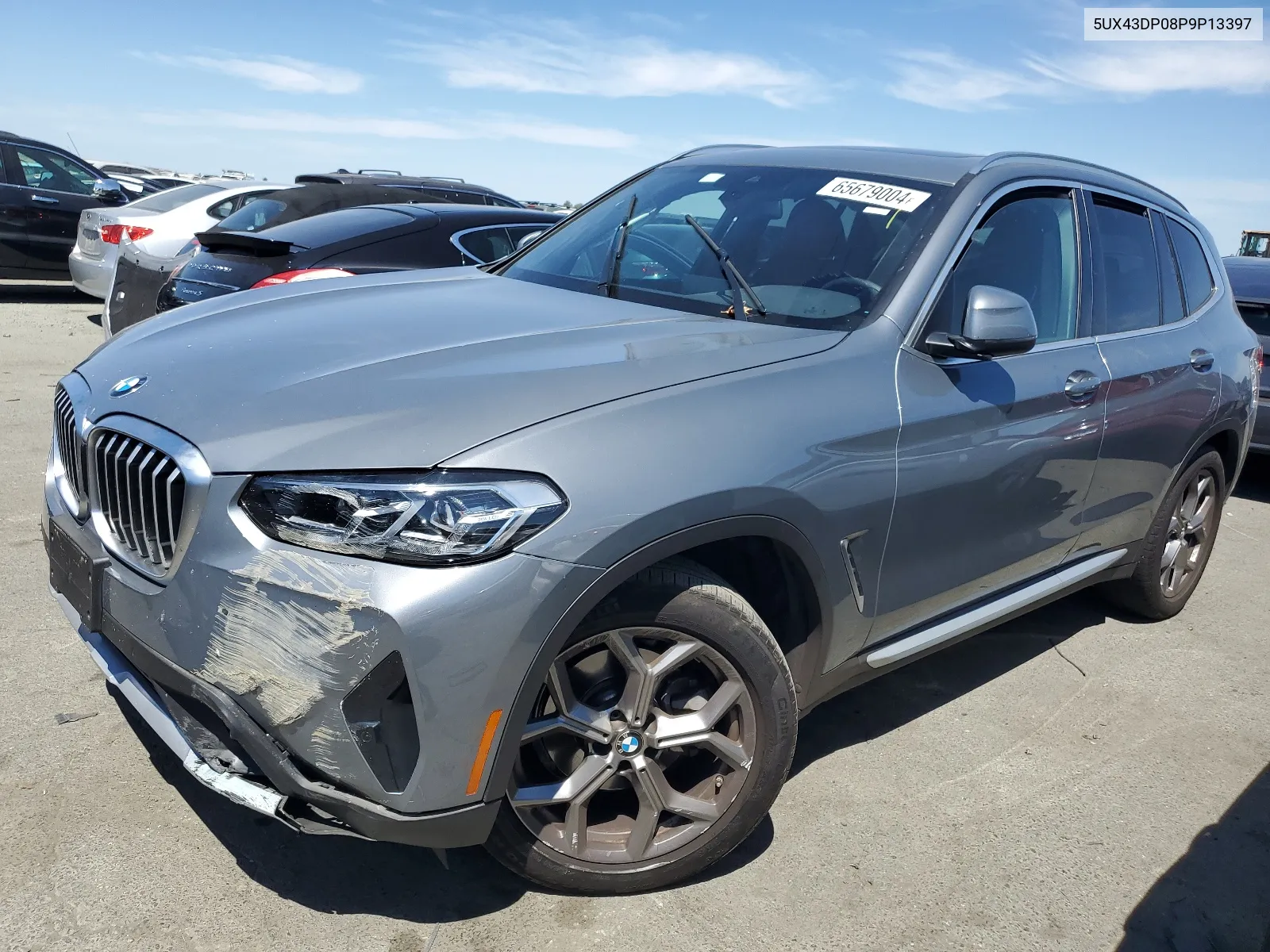 2023 BMW X3 Sdrive30I VIN: 5UX43DP08P9P13397 Lot: 65679004