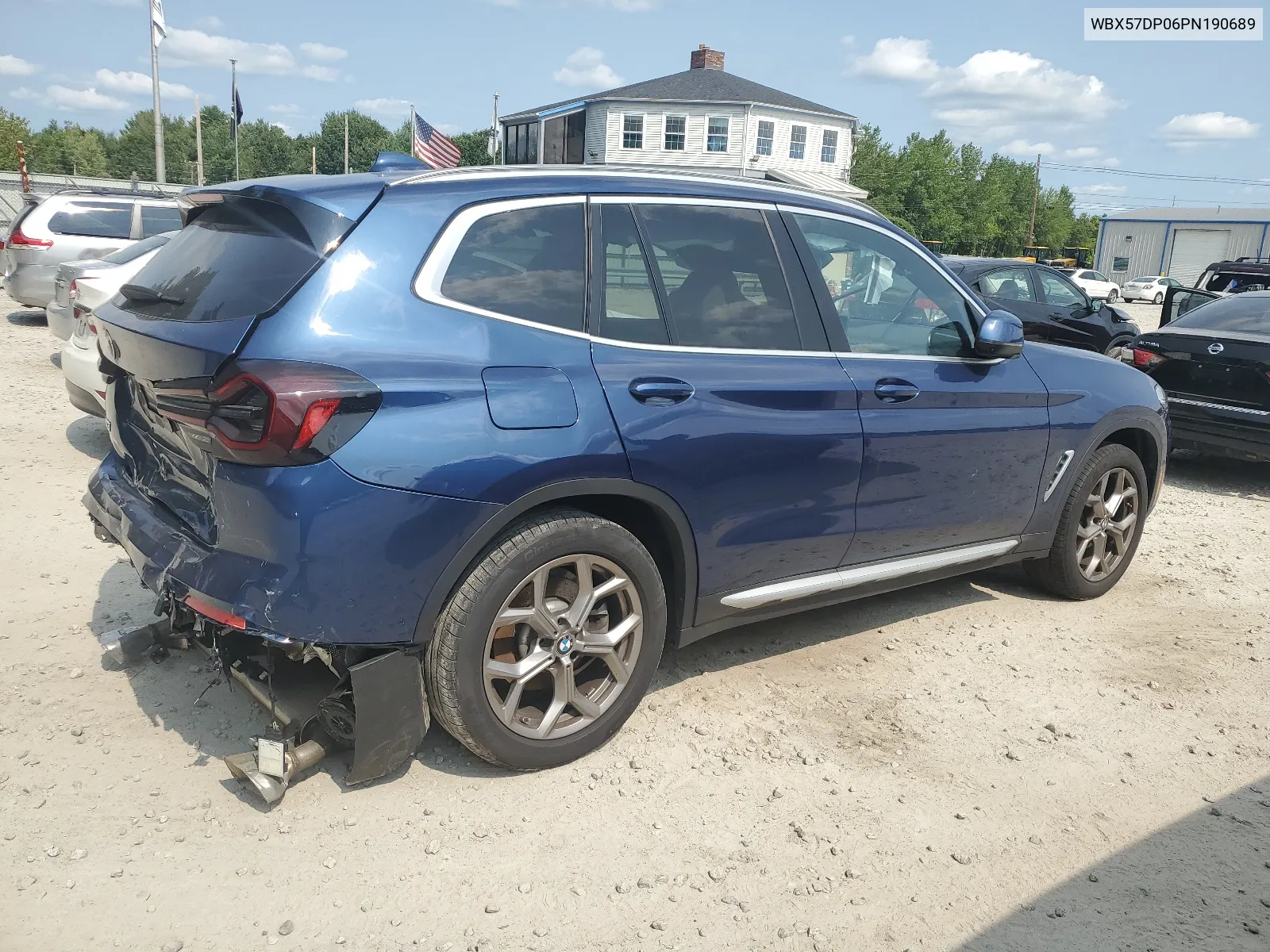 2023 BMW X3 xDrive30I VIN: WBX57DP06PN190689 Lot: 66610254