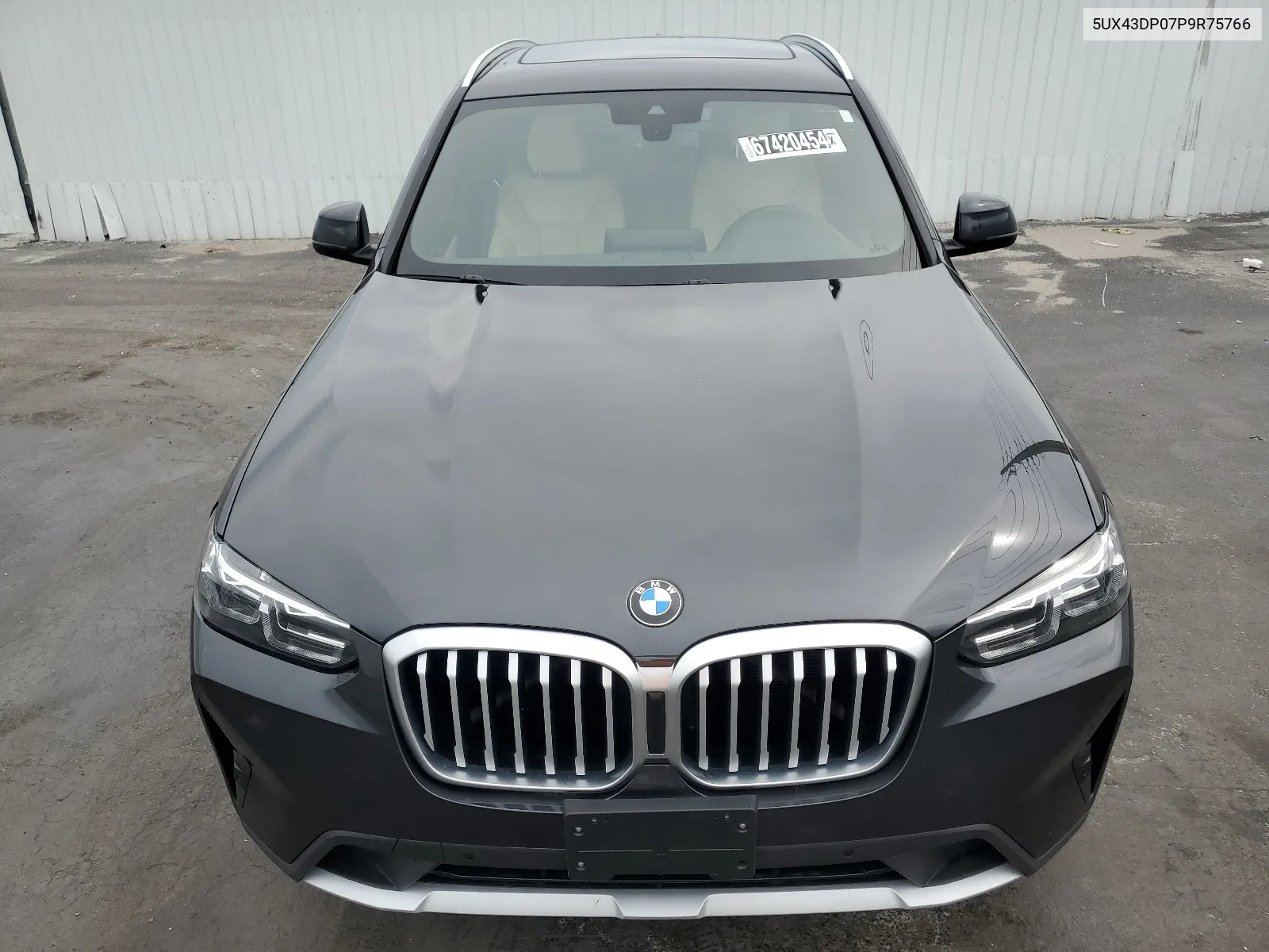 2023 BMW X3 Sdrive30I VIN: 5UX43DP07P9R75766 Lot: 67420454