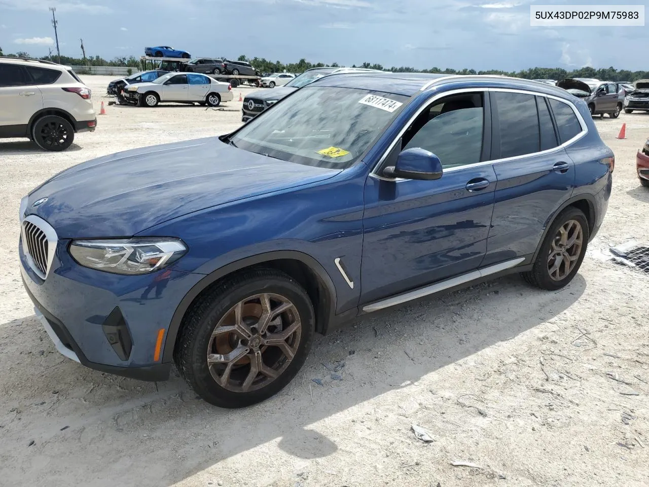 2023 BMW X3 Sdrive30I VIN: 5UX43DP02P9M75983 Lot: 68117474