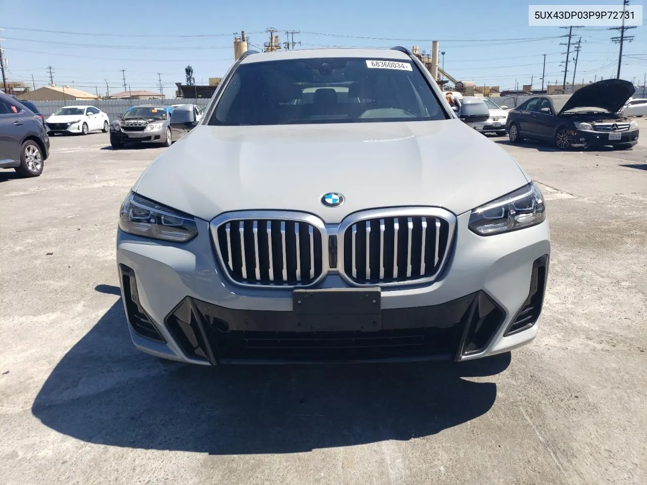 2023 BMW X3 Sdrive30I VIN: 5UX43DP03P9P72731 Lot: 68360034