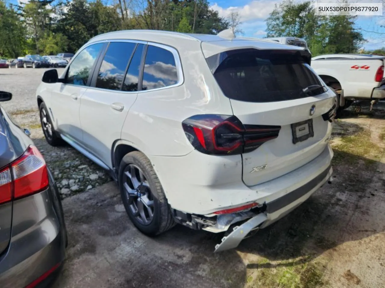 2023 BMW X3 xDrive30I VIN: 5UX53DP01P9S77920 Lot: 69978004