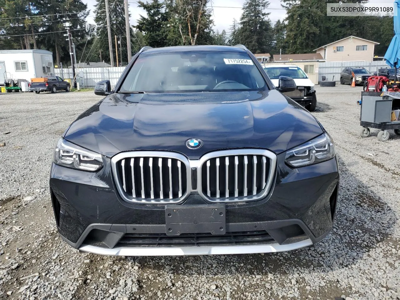 2023 BMW X3 xDrive30I VIN: 5UX53DP0XP9R91089 Lot: 71752254