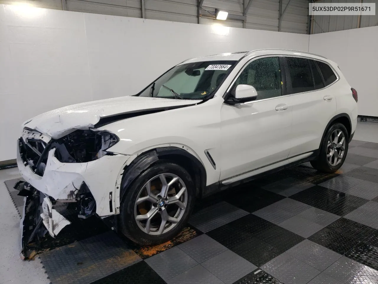 2023 BMW X3 xDrive30I VIN: 5UX53DP02P9R51671 Lot: 73347664