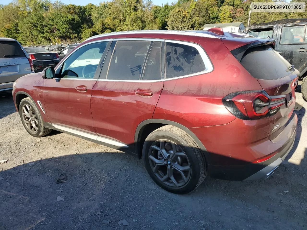 2023 BMW X3 xDrive30I VIN: 5UX53DP09P9T01865 Lot: 75539974