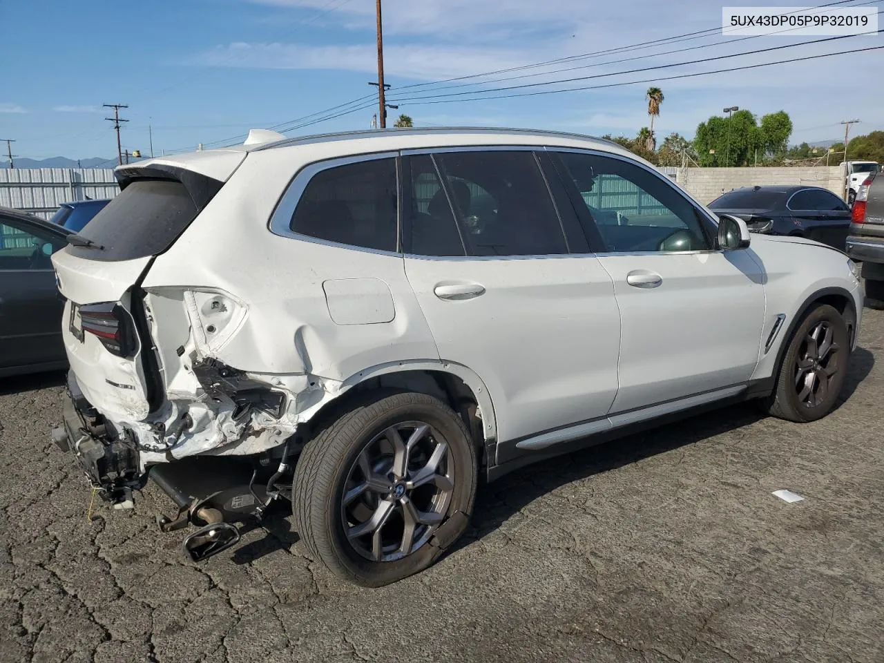 2023 BMW X3 Sdrive30I VIN: 5UX43DP05P9P32019 Lot: 76123324