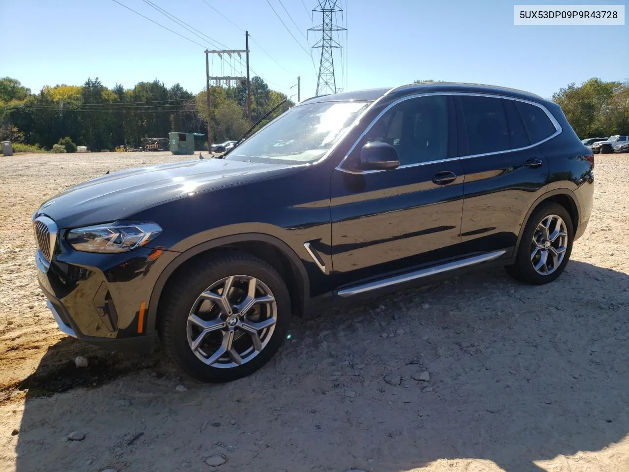 2023 BMW X3 xDrive30I VIN: 5UX53DP09P9R43728 Lot: 76969794