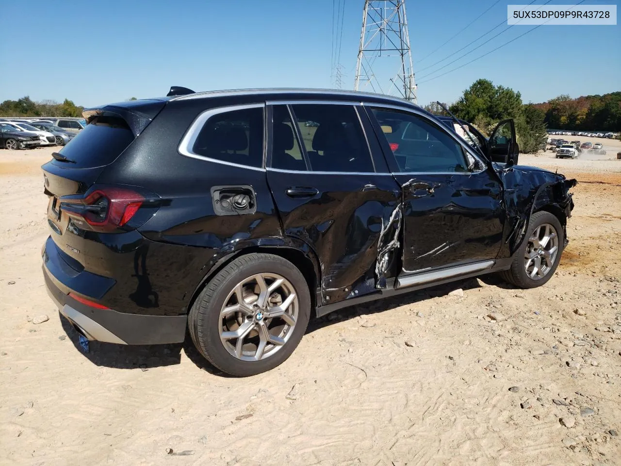 2023 BMW X3 xDrive30I VIN: 5UX53DP09P9R43728 Lot: 76969794