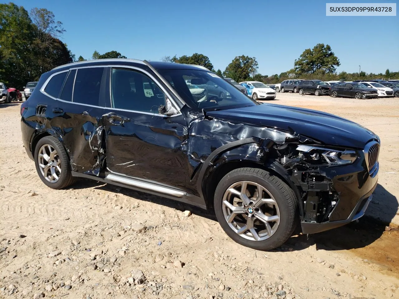 2023 BMW X3 xDrive30I VIN: 5UX53DP09P9R43728 Lot: 76969794