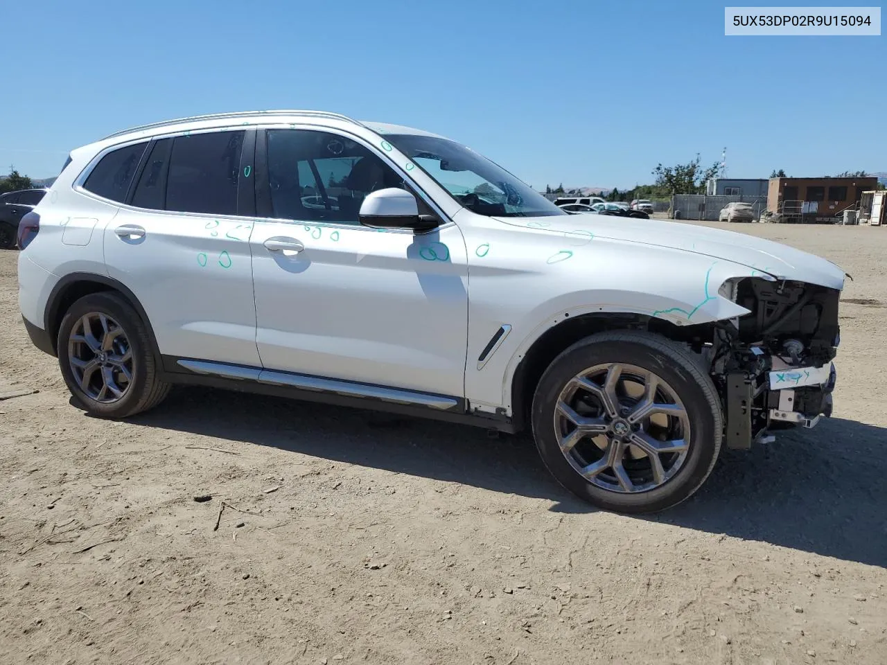 2024 BMW X3 xDrive30I VIN: 5UX53DP02R9U15094 Lot: 56298604