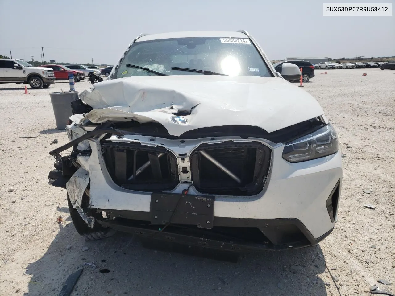 2024 BMW X3 xDrive30I VIN: 5UX53DP07R9U58412 Lot: 56806214