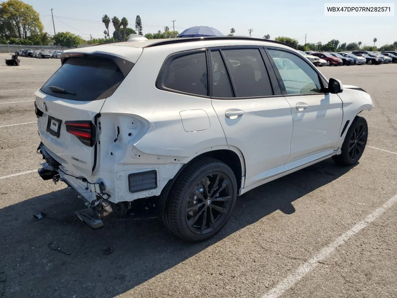 2024 BMW X3 Sdrive30I VIN: WBX47DP07RN282571 Lot: 61980844