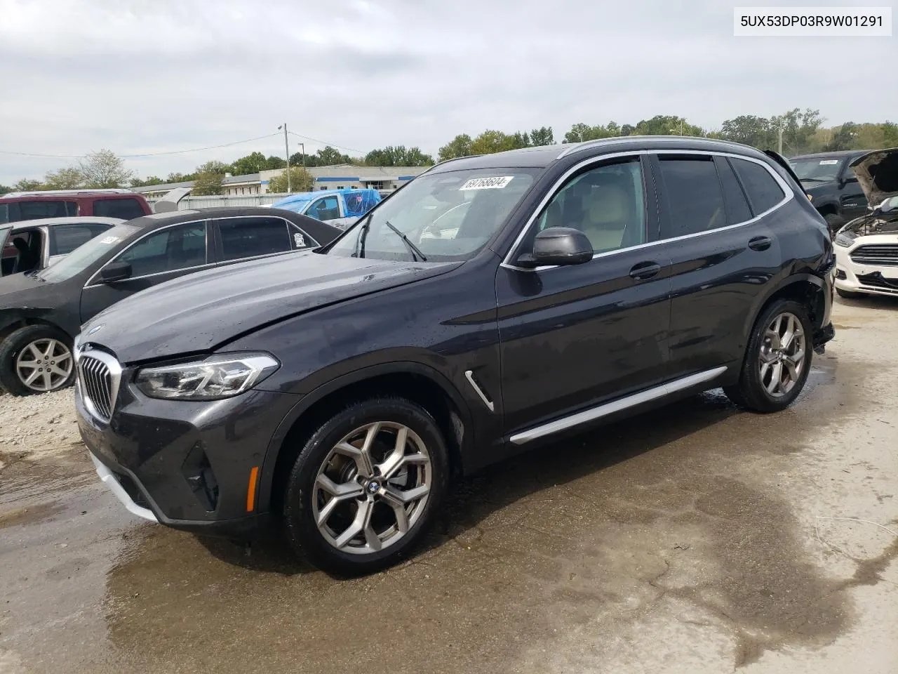 2024 BMW X3 xDrive30I VIN: 5UX53DP03R9W01291 Lot: 69768604