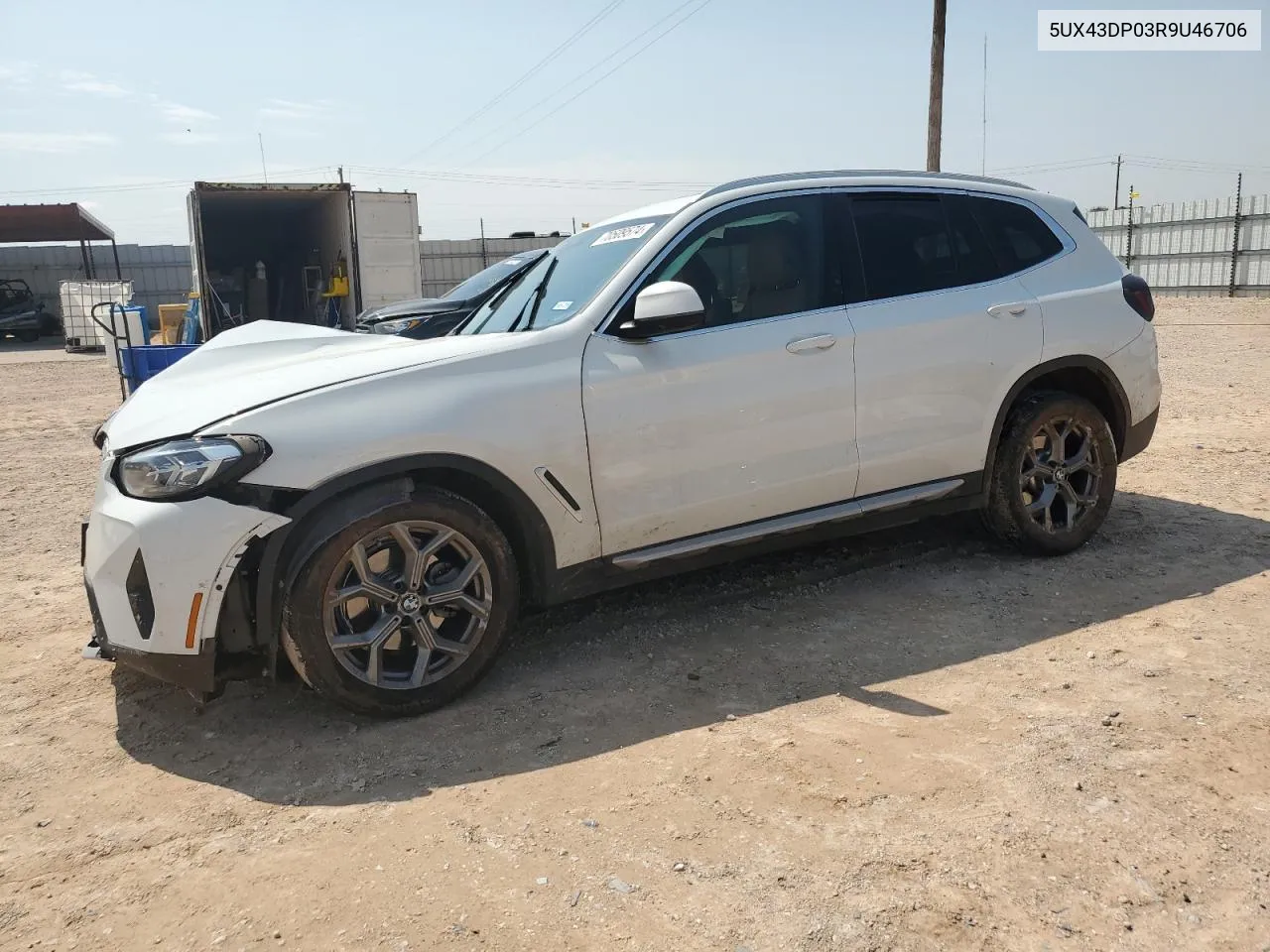 2024 BMW X3 Sdrive30I VIN: 5UX43DP03R9U46706 Lot: 70509574