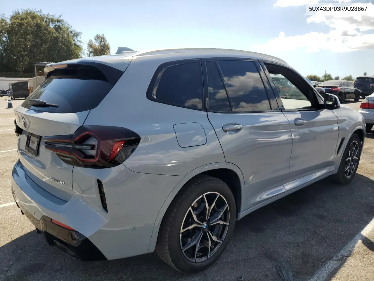 2024 BMW X3 Sdrive30I VIN: 5UX43DP03R9U28867 Lot: 71850404