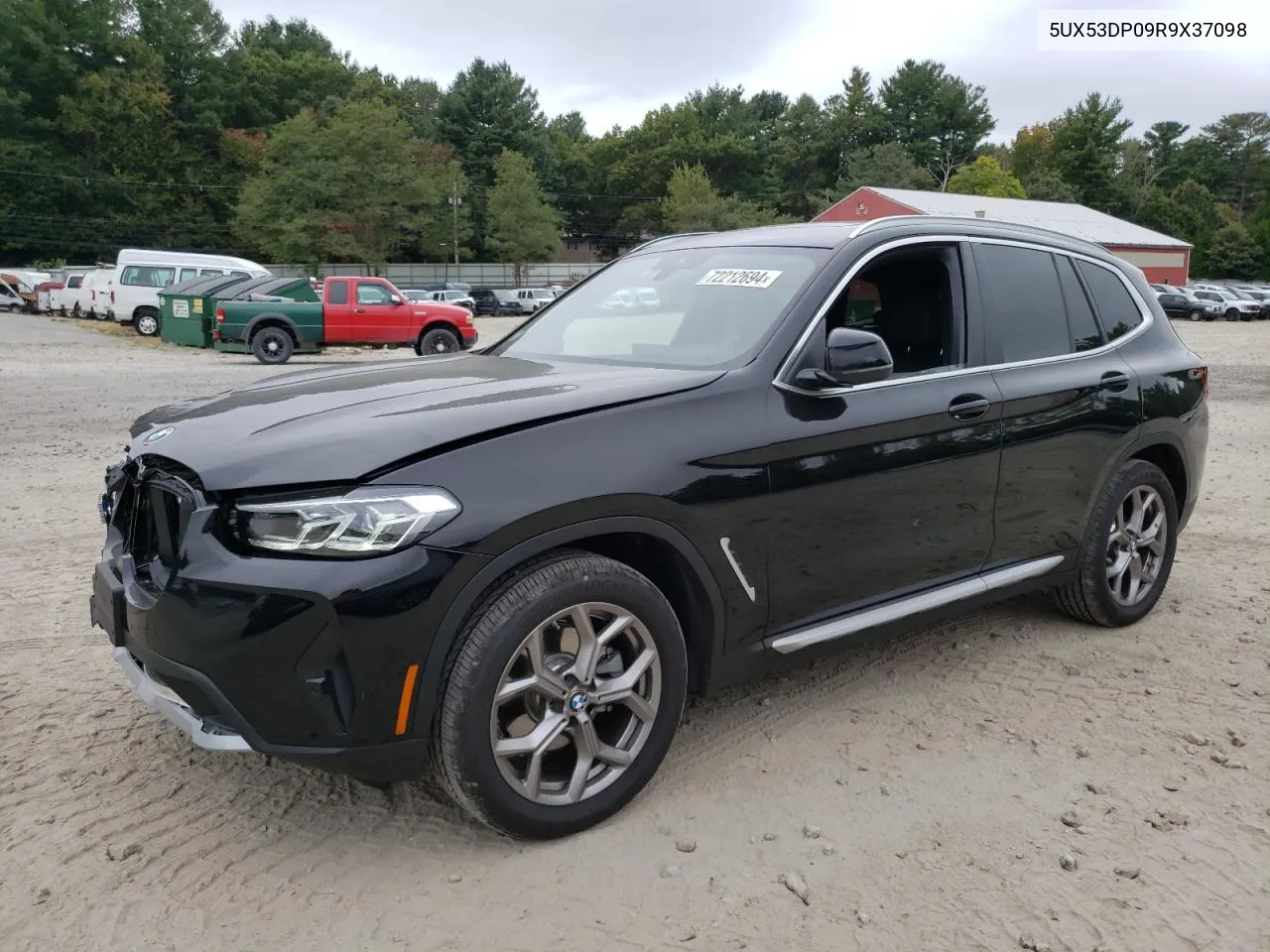 2024 BMW X3 xDrive30I VIN: 5UX53DP09R9X37098 Lot: 72212694