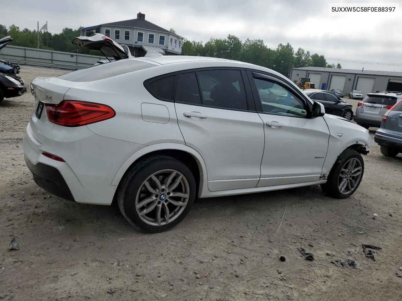 2015 BMW X4 xDrive35I VIN: 5UXXW5C58F0E88397 Lot: 62268204