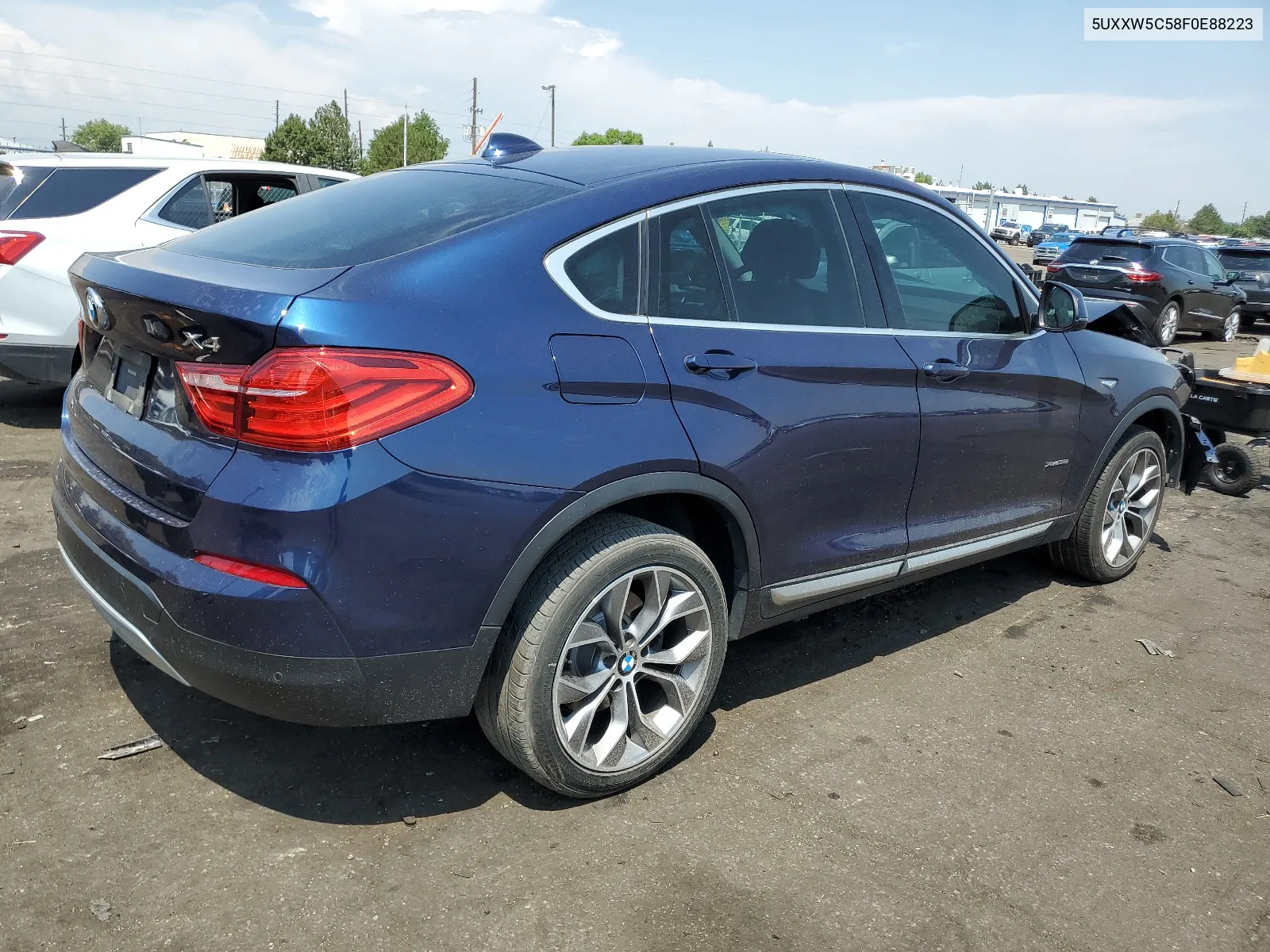 2015 BMW X4 xDrive35I VIN: 5UXXW5C58F0E88223 Lot: 63553724