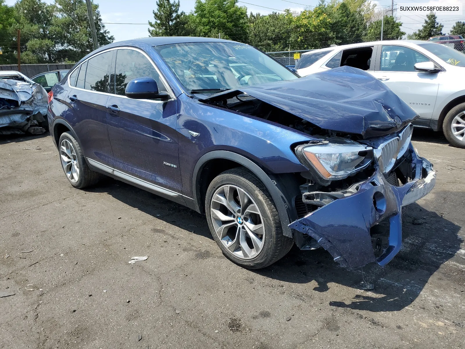 5UXXW5C58F0E88223 2015 BMW X4 xDrive35I