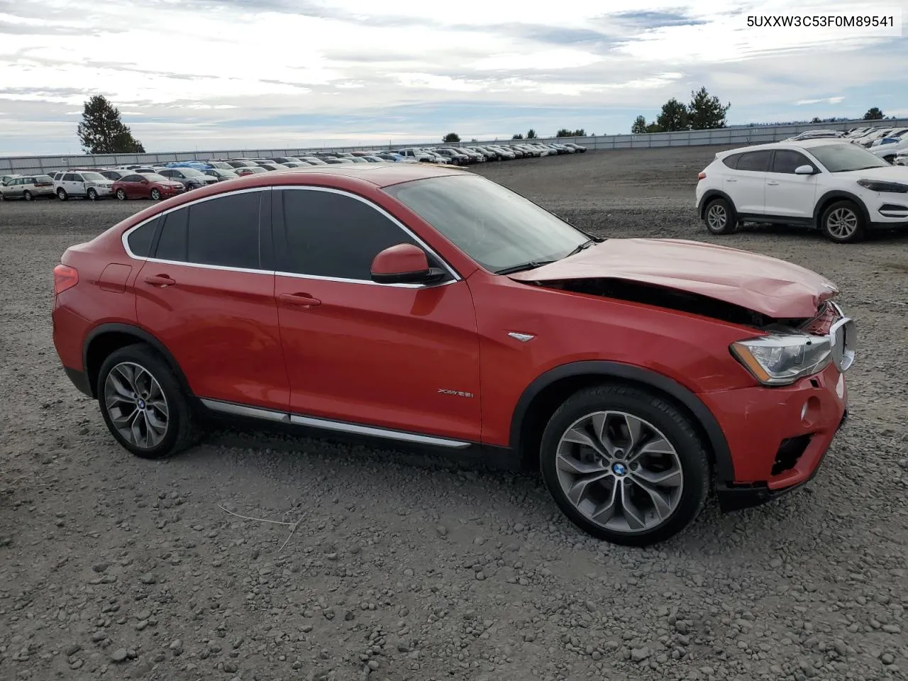 2015 BMW X4 xDrive28I VIN: 5UXXW3C53F0M89541 Lot: 72260194