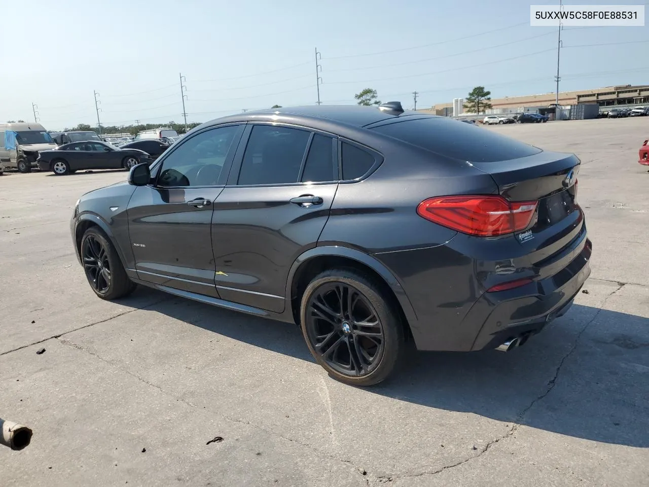 2015 BMW X4 xDrive35I VIN: 5UXXW5C58F0E88531 Lot: 73186534