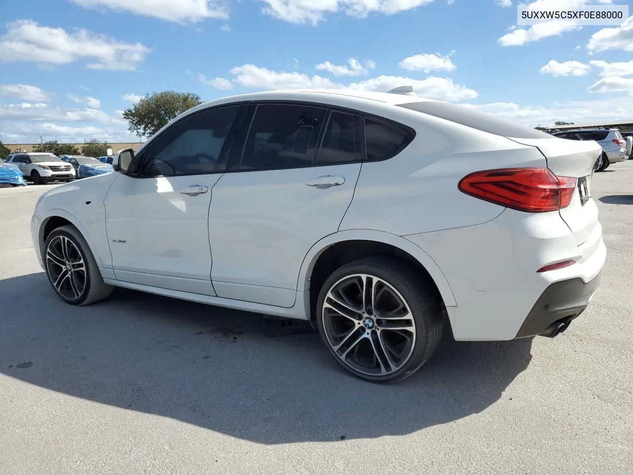 2015 BMW X4 xDrive35I VIN: 5UXXW5C5XF0E88000 Lot: 75635814