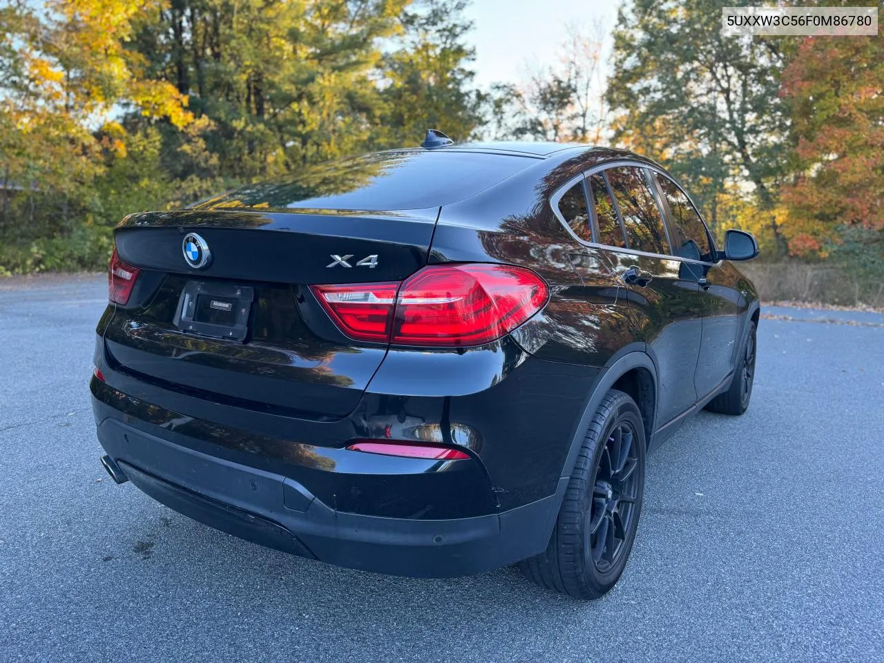 2015 BMW X4 xDrive28I VIN: 5UXXW3C56F0M86780 Lot: 76555794