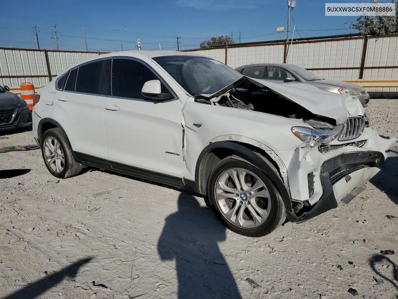 2015 BMW X4 xDrive28I VIN: 5UXXW3C5XF0M88886 Lot: 78241384