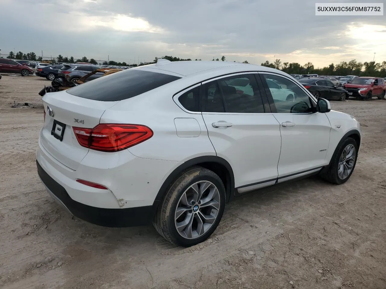 2015 BMW X4 xDrive28I VIN: 5UXXW3C56F0M87752 Lot: 79080904