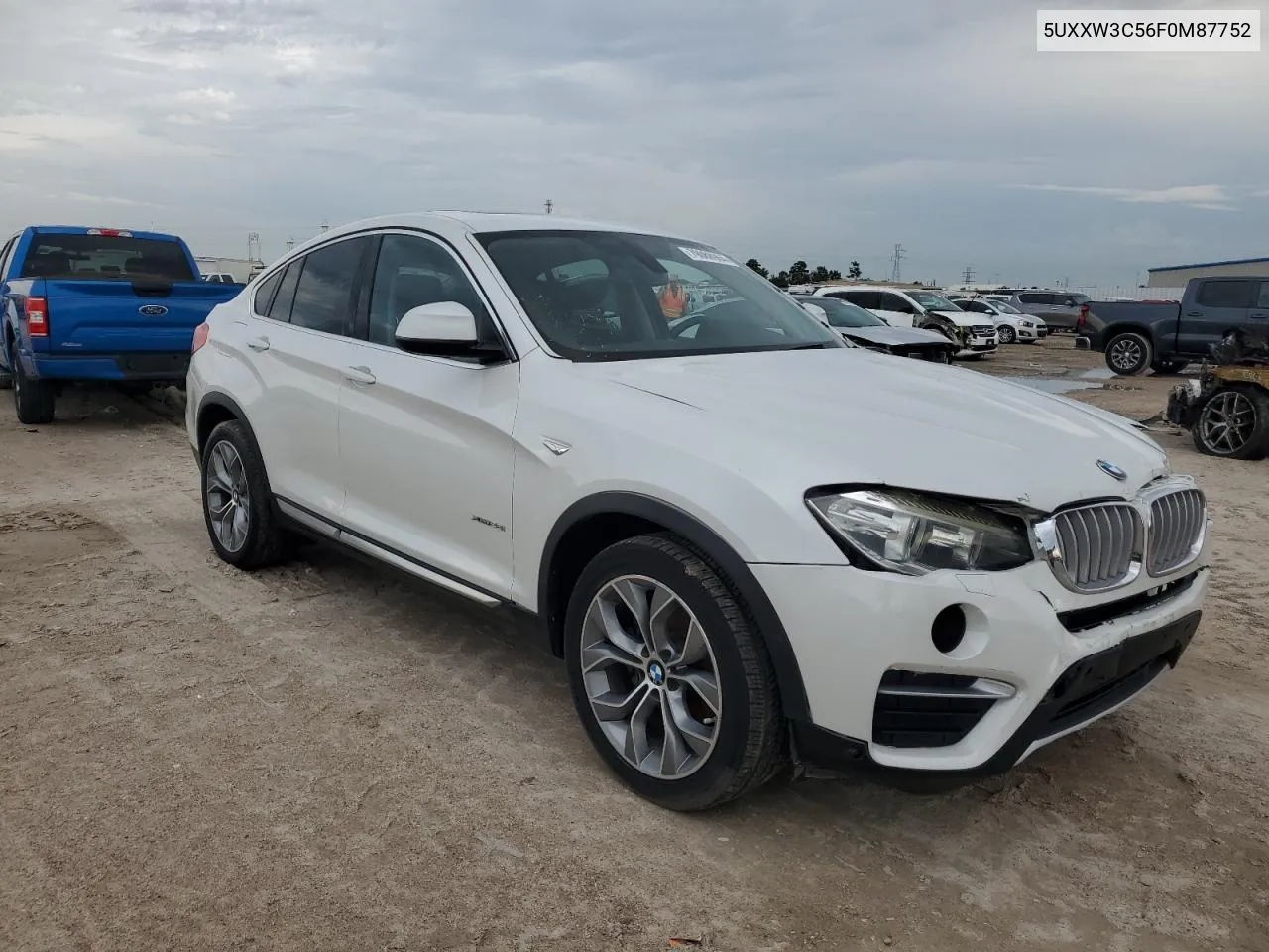 2015 BMW X4 xDrive28I VIN: 5UXXW3C56F0M87752 Lot: 79080904