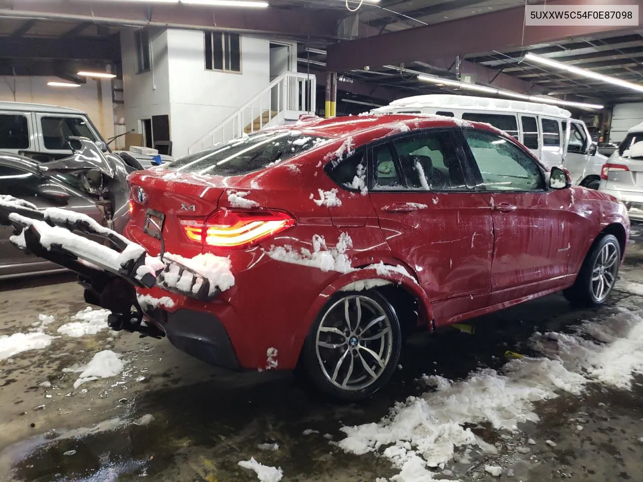 2015 BMW X4 xDrive35I VIN: 5UXXW5C54F0E87098 Lot: 80034854