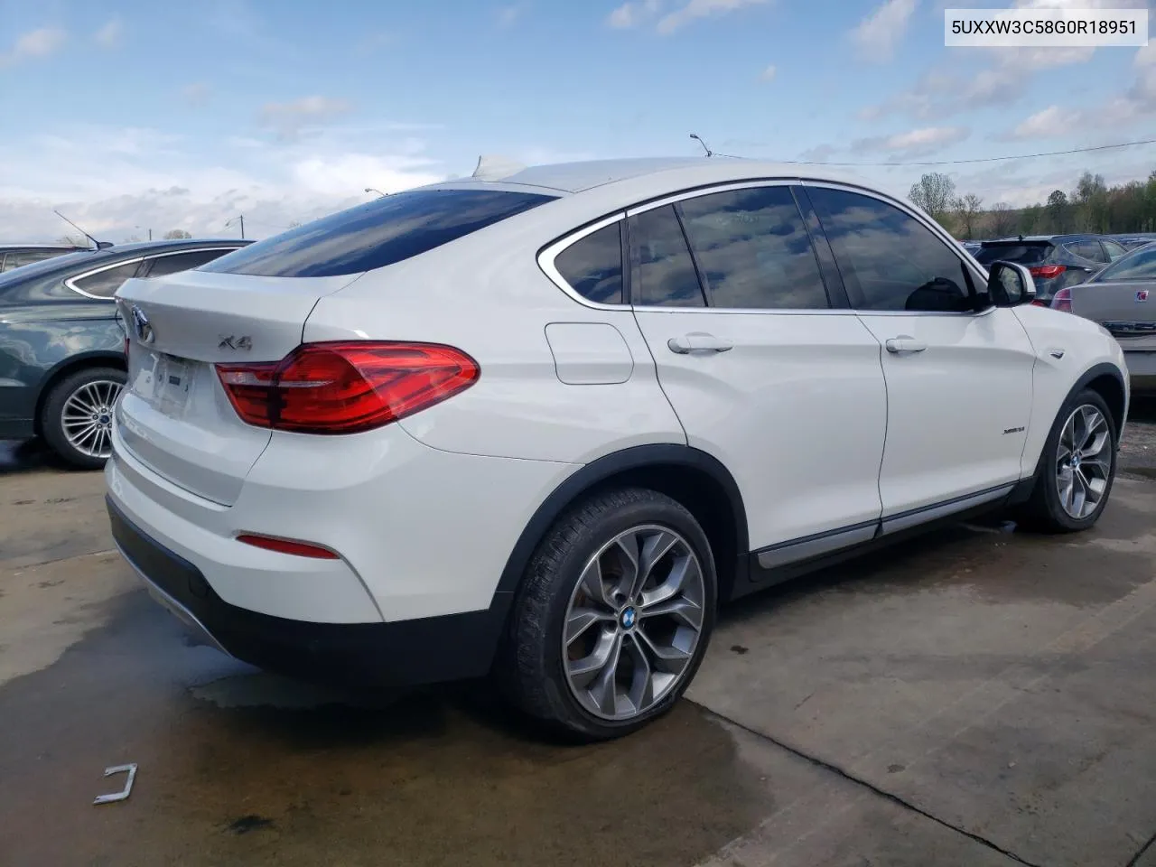 2016 BMW X4 xDrive28I VIN: 5UXXW3C58G0R18951 Lot: 50069944