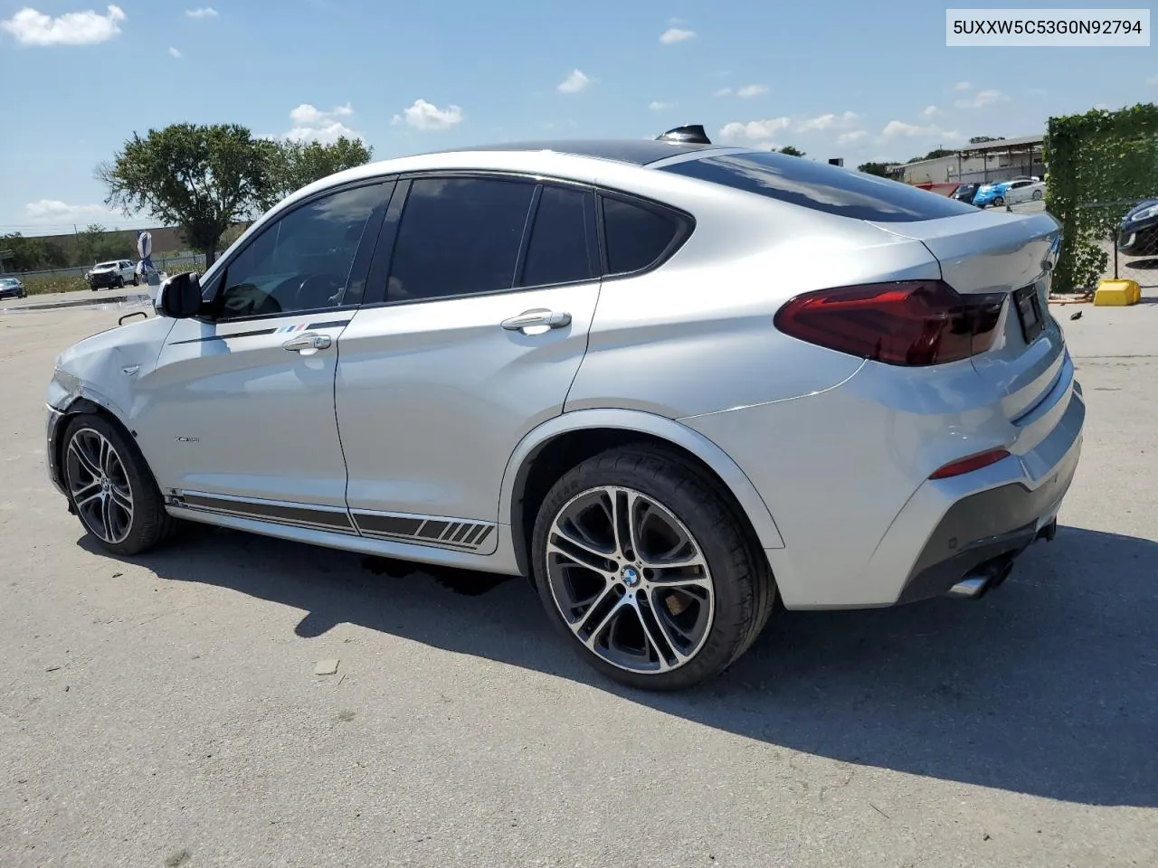 2016 BMW X4 xDrive35I VIN: 5UXXW5C53G0N92794 Lot: 58197024