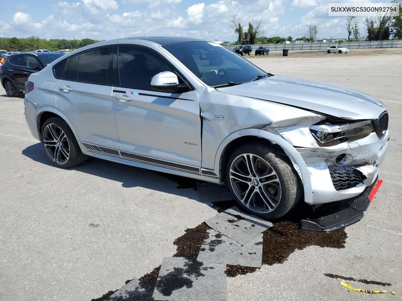 5UXXW5C53G0N92794 2016 BMW X4 xDrive35I