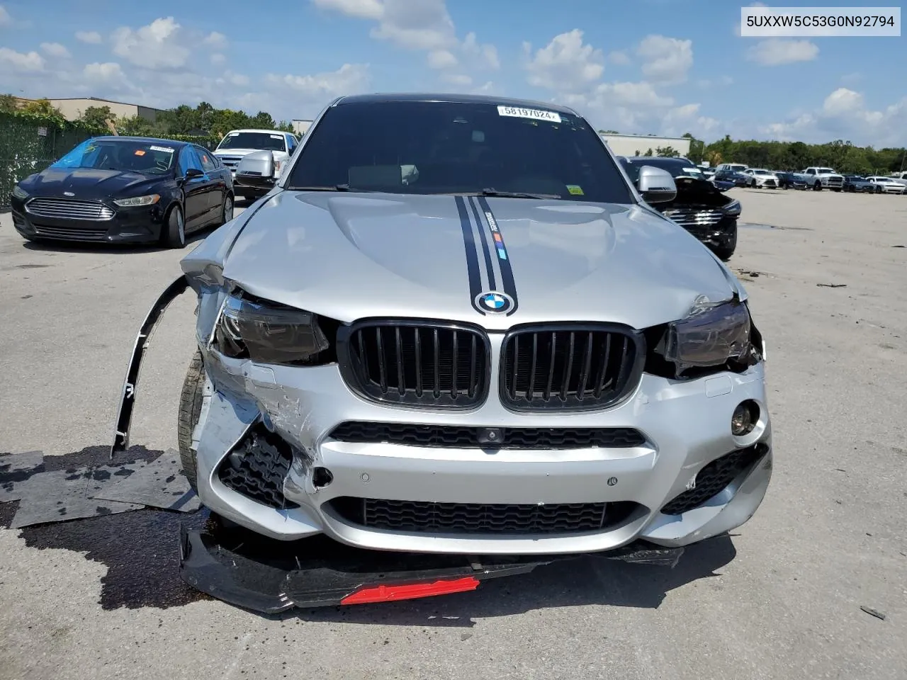 5UXXW5C53G0N92794 2016 BMW X4 xDrive35I