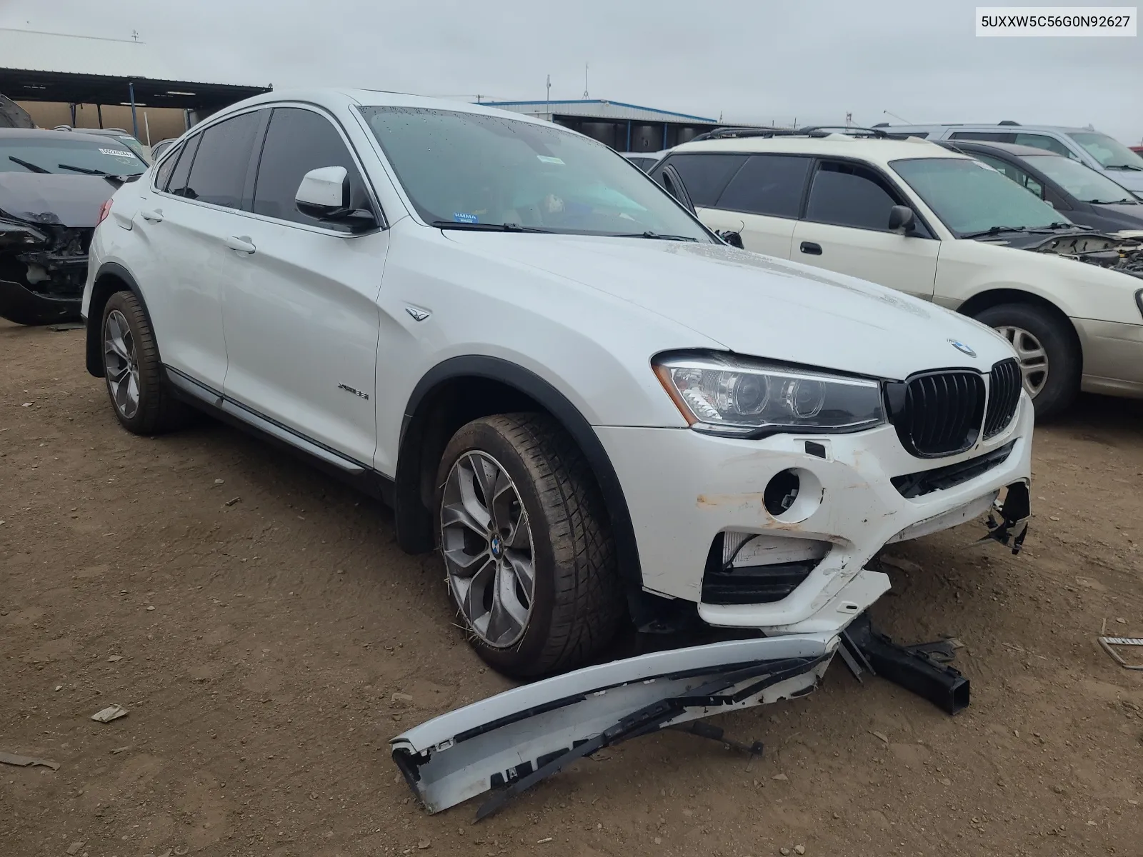 2016 BMW X4 xDrive35I VIN: 5UXXW5C56G0N92627 Lot: 65945574