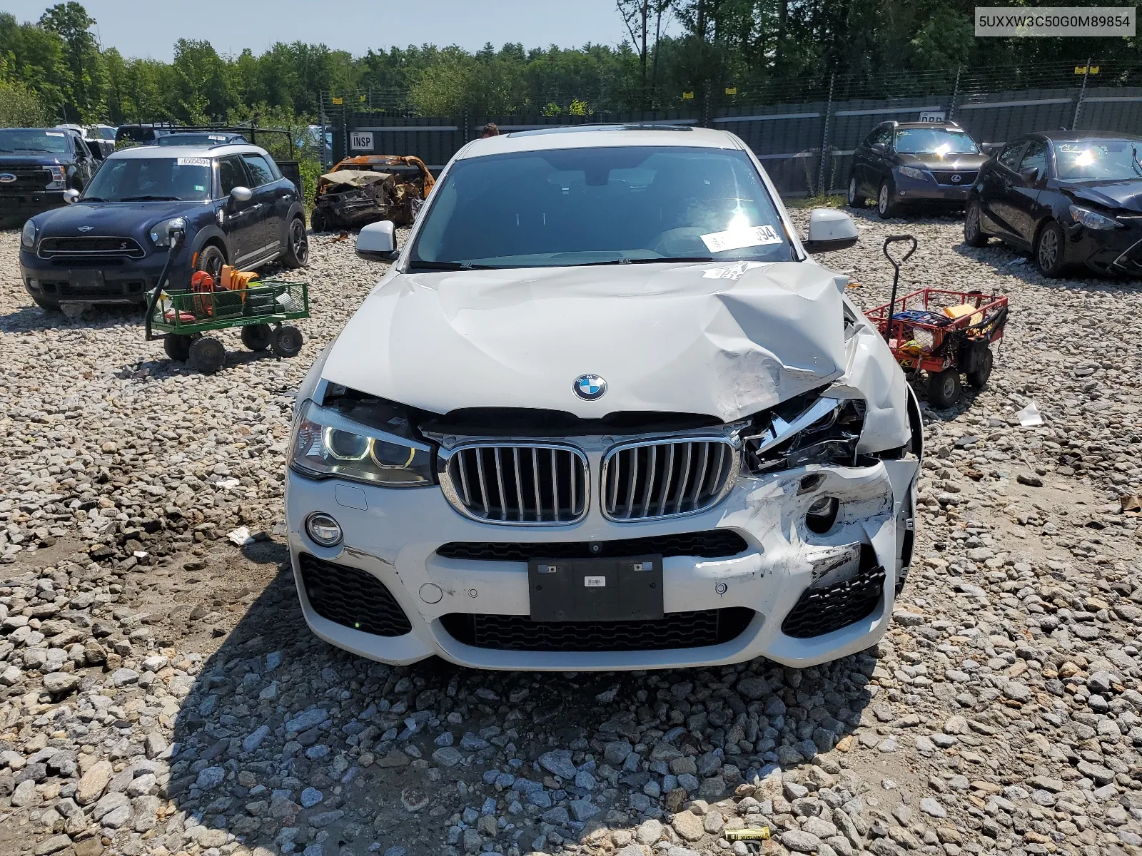 2016 BMW X4 xDrive28I VIN: 5UXXW3C50G0M89854 Lot: 65956094