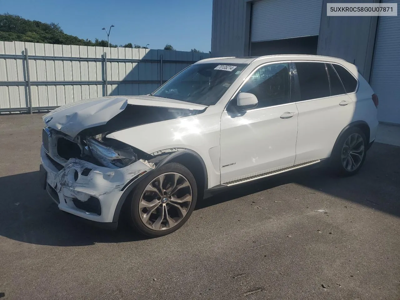 2016 BMW X5 xDrive35I VIN: 5UXKR0C58G0U07871 Lot: 70135214