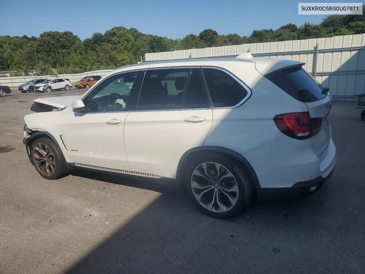 2016 BMW X5 xDrive35I VIN: 5UXKR0C58G0U07871 Lot: 70135214