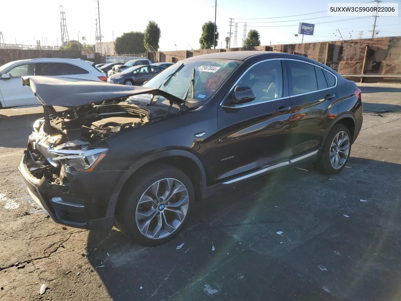 2016 BMW X4 xDrive28I VIN: 5UXXW3C59G0R22006 Lot: 72967044