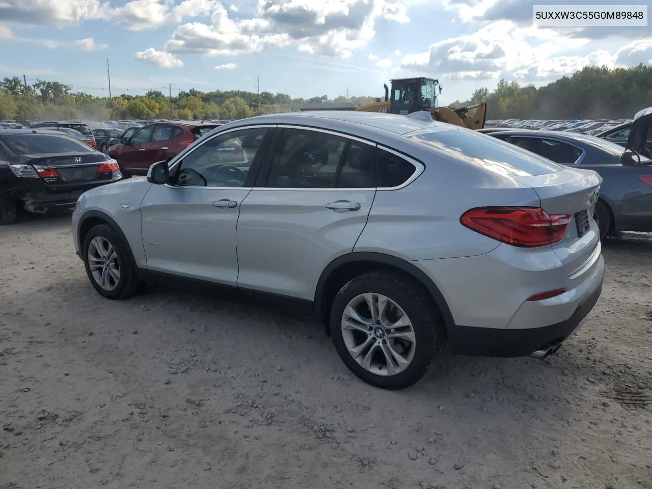 2016 BMW X4 xDrive28I VIN: 5UXXW3C55G0M89848 Lot: 73500284