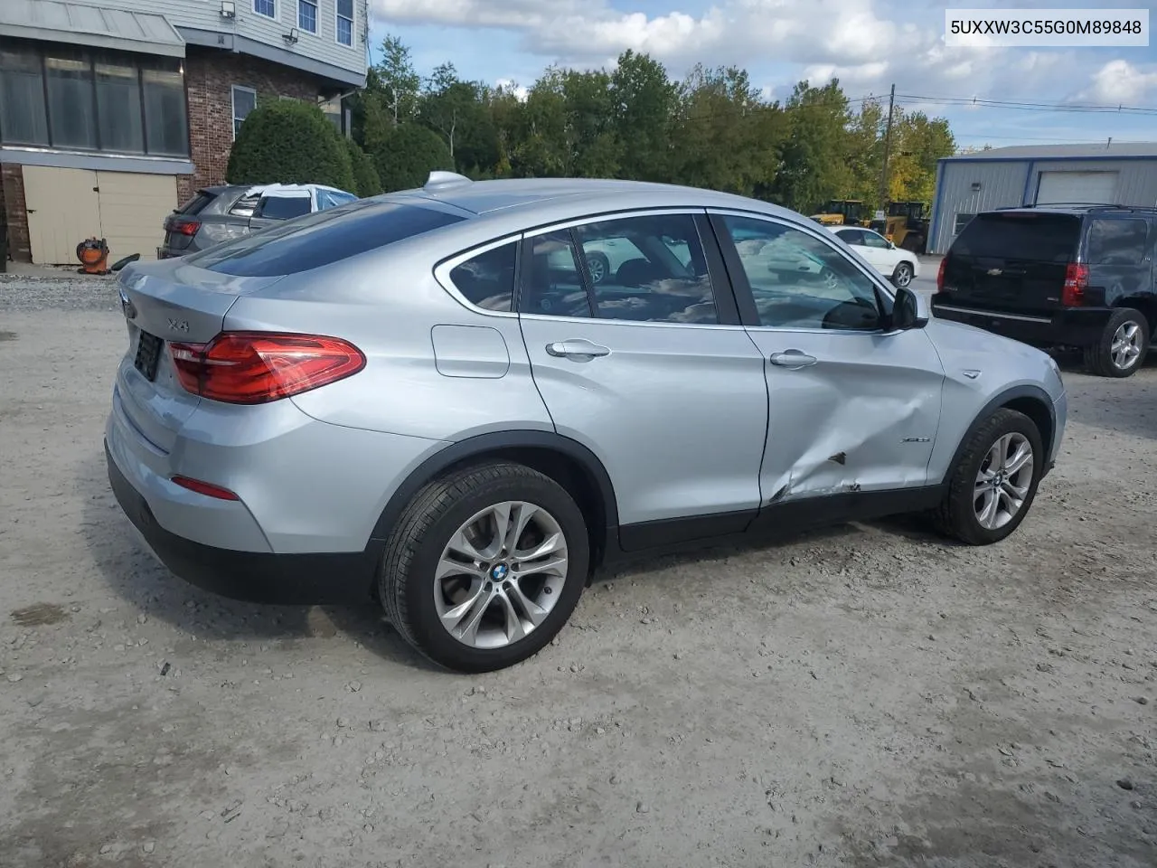 2016 BMW X4 xDrive28I VIN: 5UXXW3C55G0M89848 Lot: 73500284