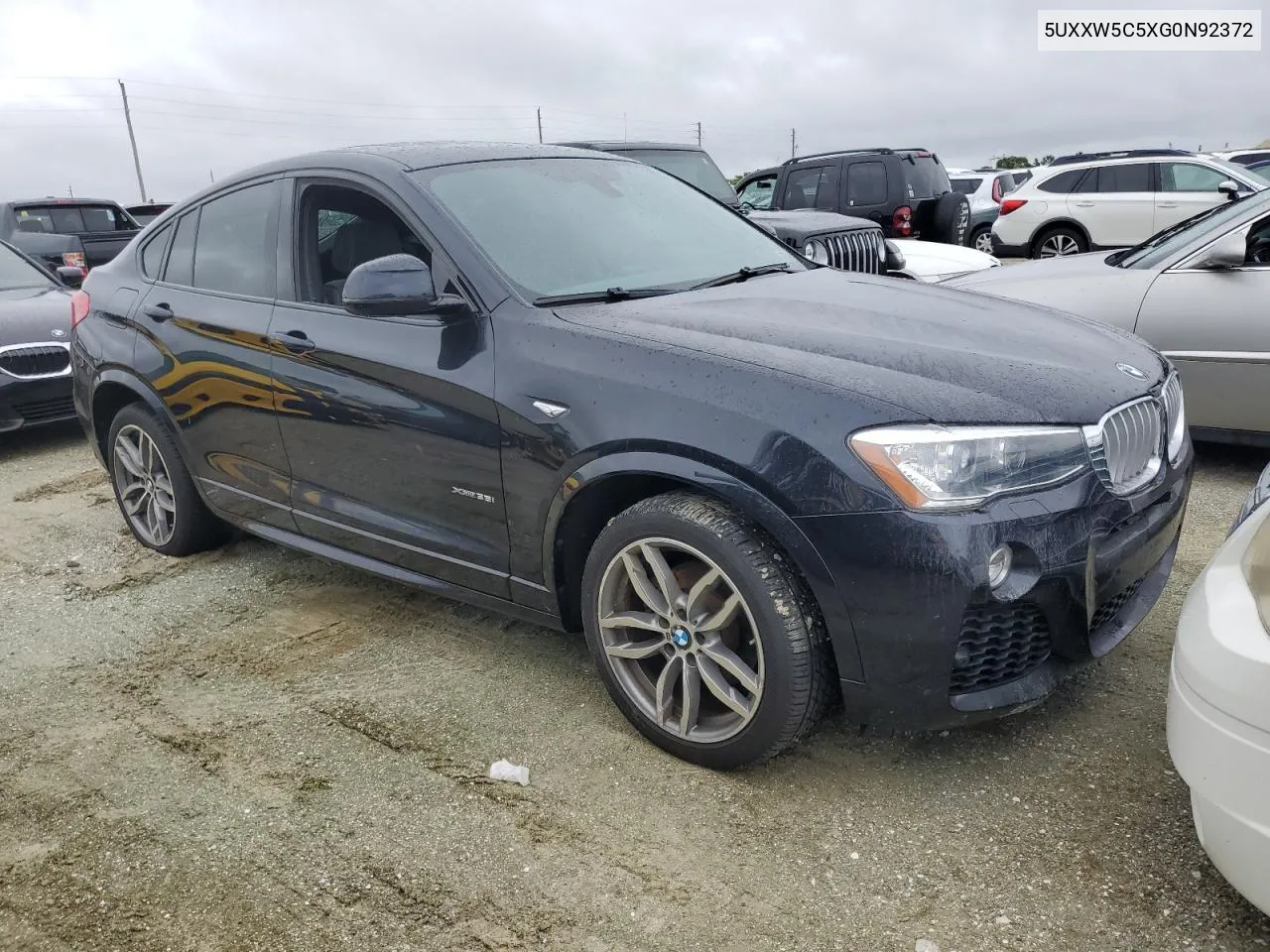 2016 BMW X4 xDrive35I VIN: 5UXXW5C5XG0N92372 Lot: 74685634