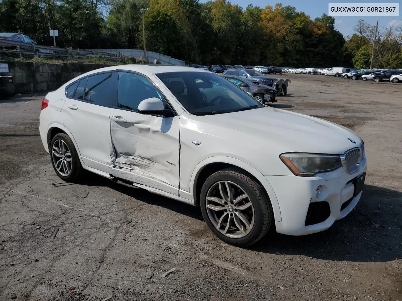 2016 BMW X4 xDrive28I VIN: 5UXXW3C51G0R21867 Lot: 74687024