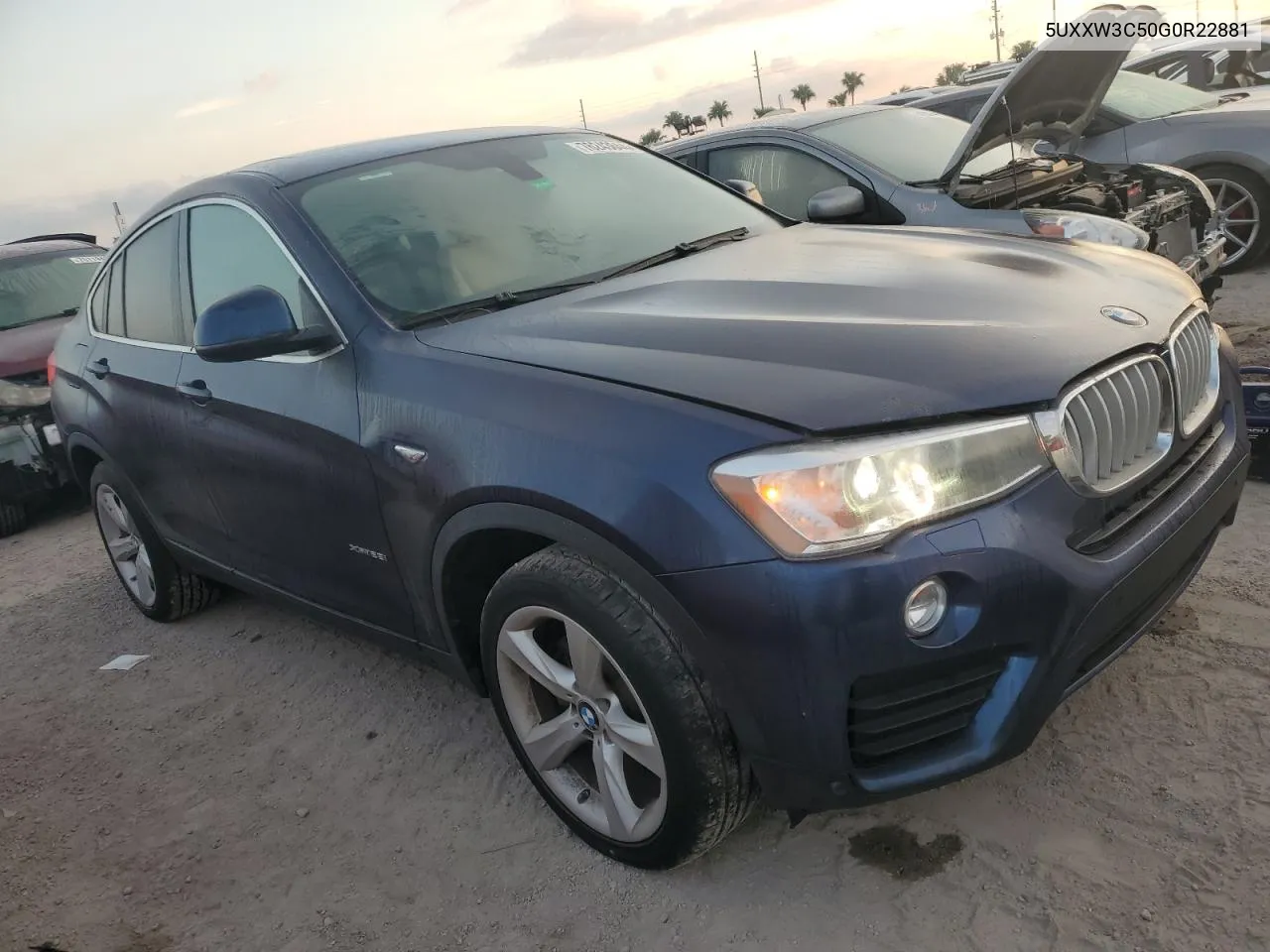 2016 BMW X4 xDrive28I VIN: 5UXXW3C50G0R22881 Lot: 76243644