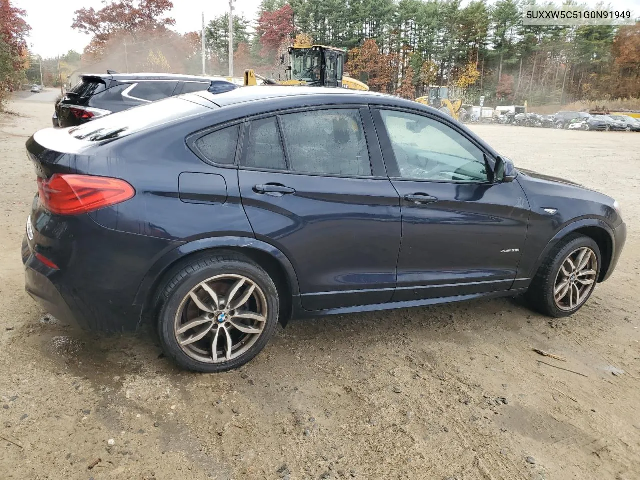 2016 BMW X4 xDrive35I VIN: 5UXXW5C51G0N91949 Lot: 77587084